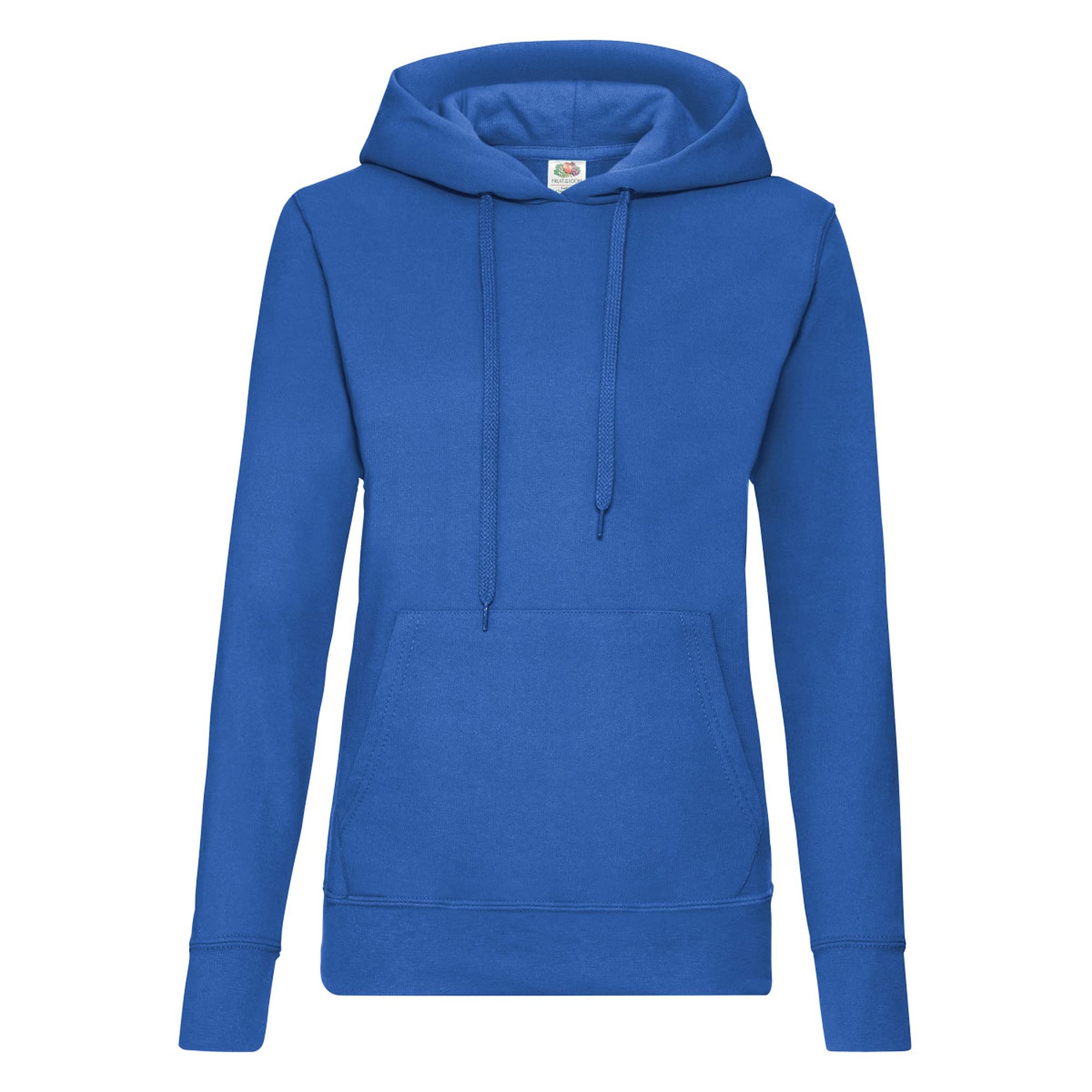Fruit Of The Loom Women's Royal Lady Fit Hooded Sweatshirt/Hoodie (L) (Royal)