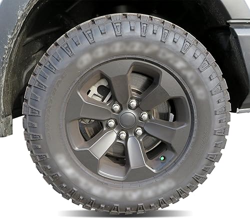 Calcomanía de vinilo para llanta completa compatible con Ram Rebel 2019 2020  Metálico Mate Cromo Gunmetal