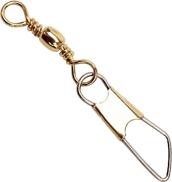 Eagle Claw Barrel Swivel W/Safety SNAP-1