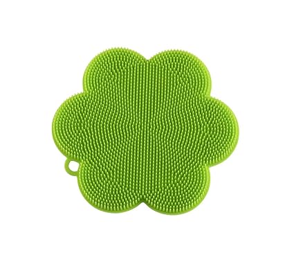 Kuhn Rikon 23026 Stay Clean Flower Silicone Scrubber, 4.5