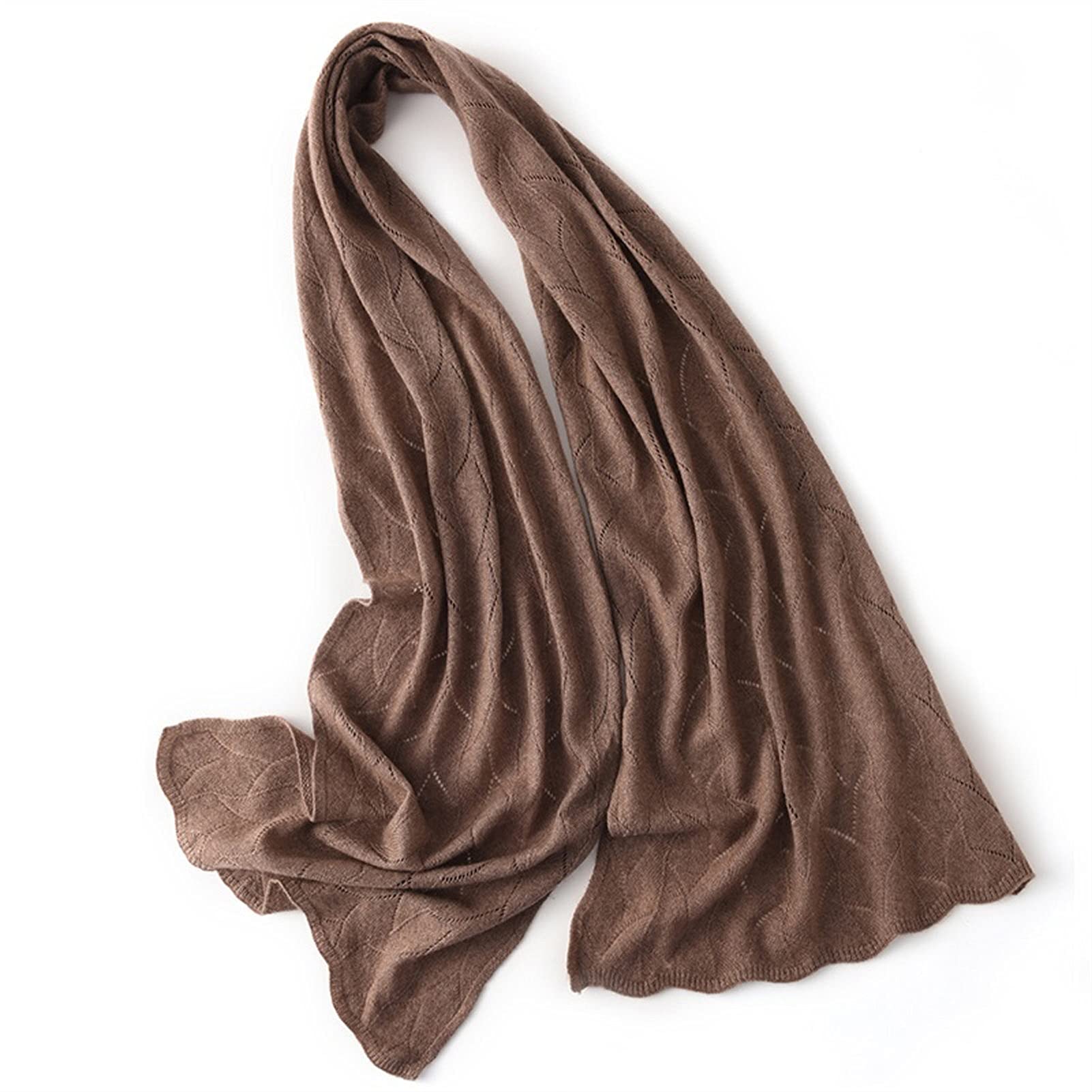 Morbido Sciarpa Sciarpa a maglia cashmere donne uomini solido colore cavo autunno inverno caldo sciarpa lunga cashmere Sciarpa Moda Caldo