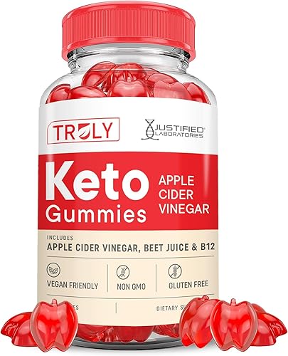 Gomitas Truly Keto ACV de fórmula avanzada de 1000 mg Truly Keto Gummies Vinagre de sidra de manzana formulado con jugo de granada remolacha en