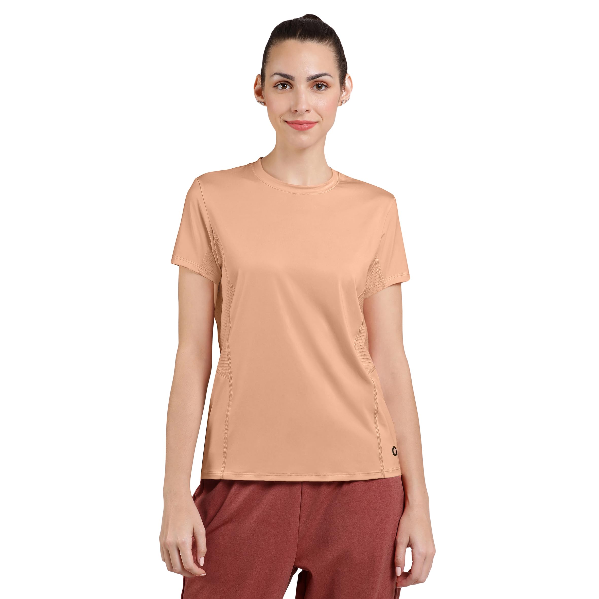 amante Solid Round Neck Short Sleeve T-Shirt-picture-23
