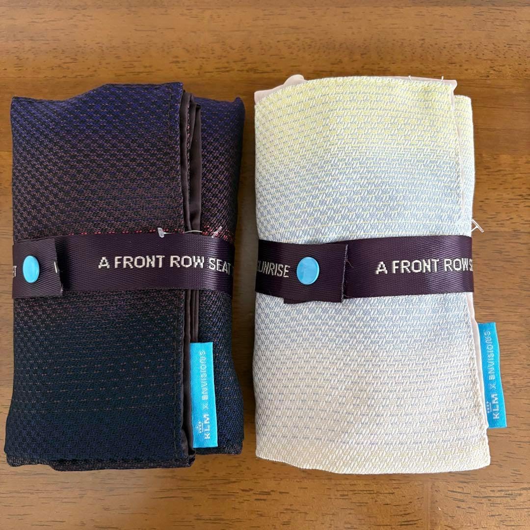 KLM オランダ航空 ビジネスクラス アメニティ エコバッグ 2個セット