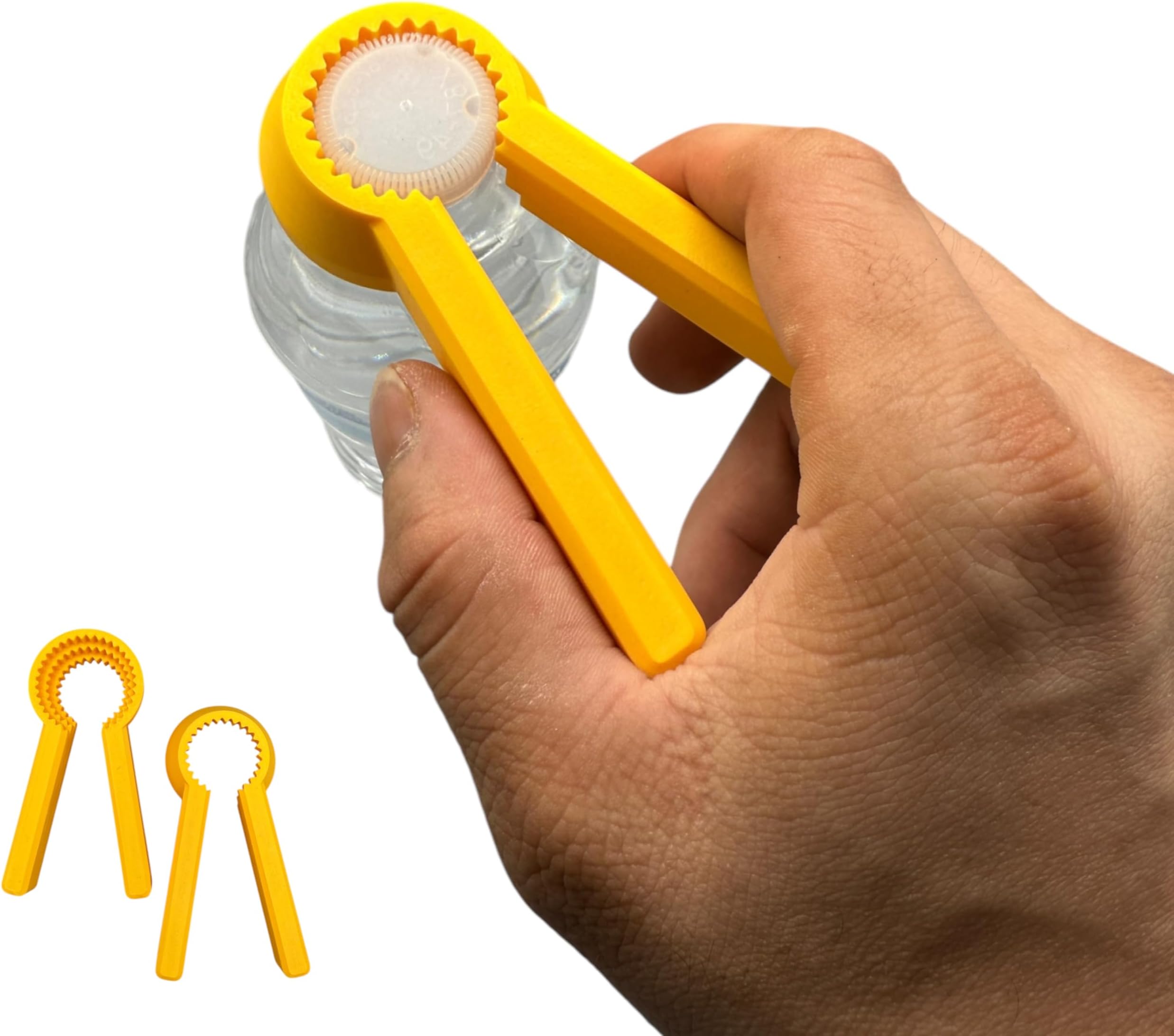 2-pack Accessible Bottle Opener for Pill Water Bottles – 3D Printed Grip Aid Gift for Senior, Arthritis & Limited Mobility, Twist-Off, Rheumatoid Arthritis, Bottle Gripper Made in USA