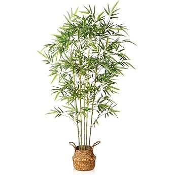 kazeila artificial tree 160 cm artificial plant bamboo in pot artificial plants large for decorative living room home balcony office 1 pack