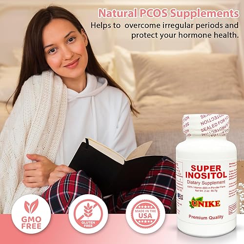 Miniatura 4 de Super Inositol  Inositol (Vitamina B8) Polvo para el equilibrio hormonal, la fertilidad y el apoyo ovárico  Inositol esencial para los ojos y el