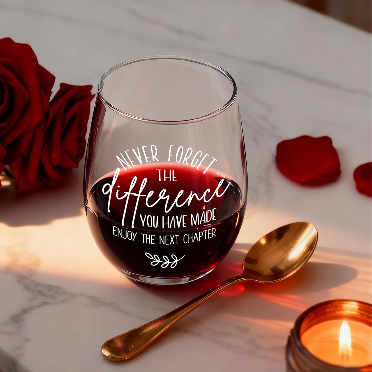 Retirement Wine Glass Gifts for Women Men, Enjoy the Next Chapter, Retirements wine glass & Wine Bag Set Present for Her Him, Coworker, Friend, Teacher, Nurse, Boss, Sisters, Mom, Dad -15 oz -32 - Image 4