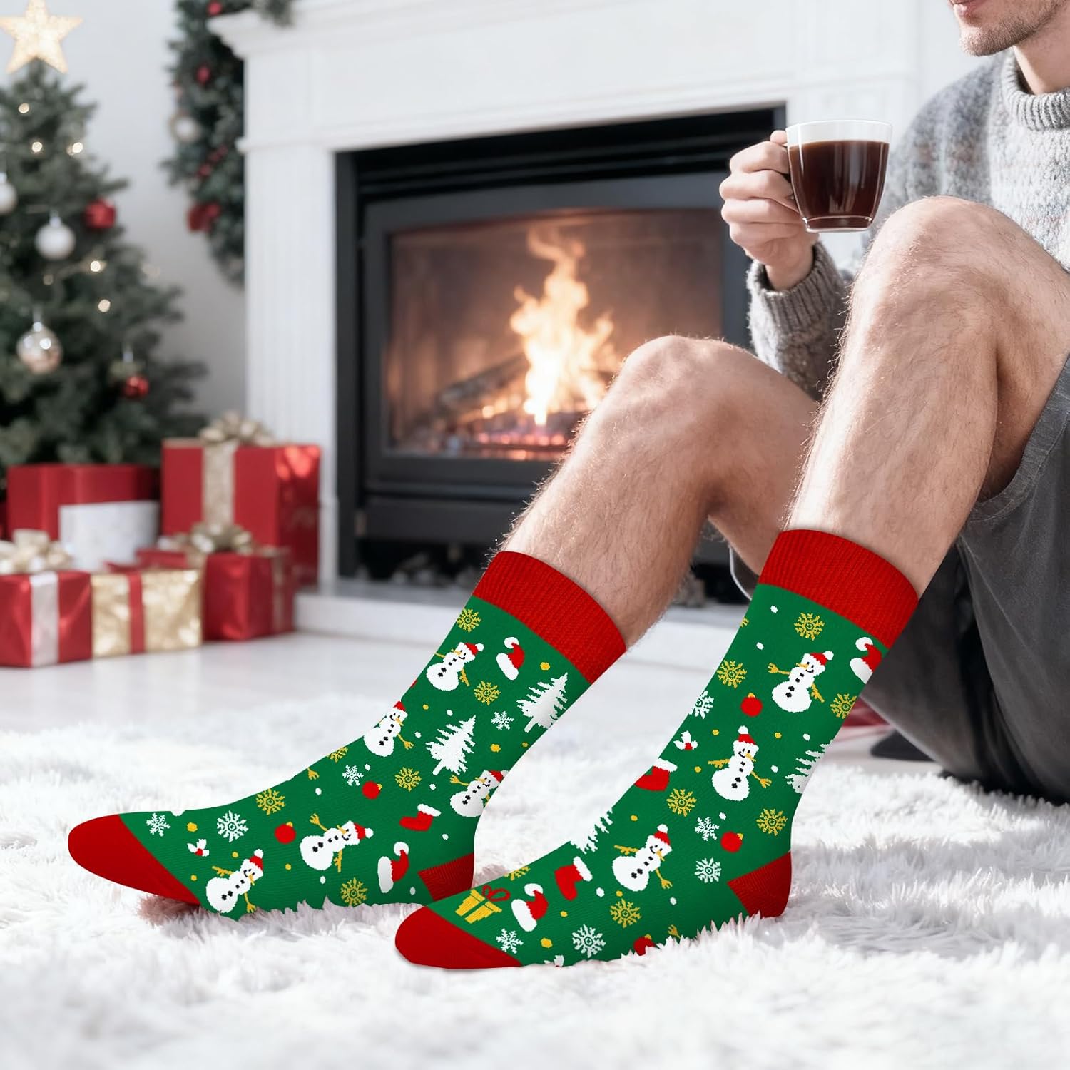 Funny Christmas Socks for Men Women Teens Boys - Novelty Funky Socks - Fun Xmas Gifts Ideas Stocking Stuffers - Image 5