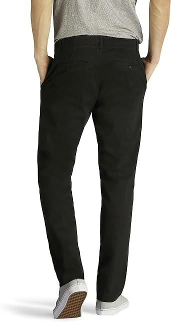 Lee Mens Extreme Motion Flat Front Slim Straight Pant