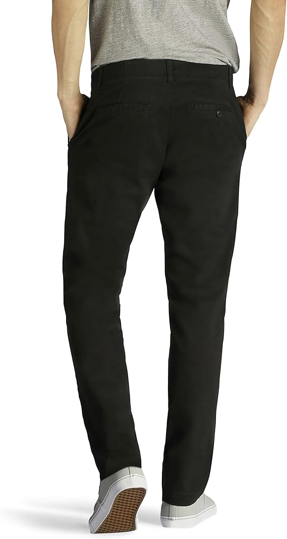 Lee Mens Extreme Motion Flat Front Slim Straight Pant