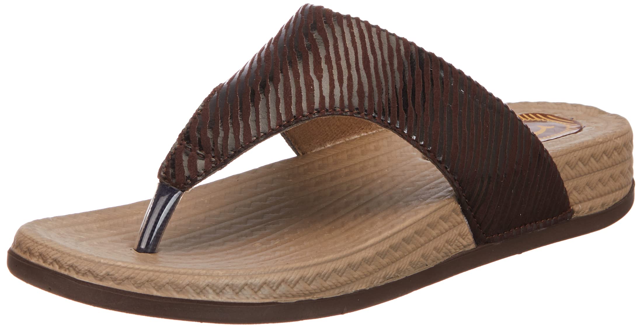 WELCOME Womens Brown Flip-Flop-6 Kids UK (LJ 10) (B09831LG6D) Amazon Price History, Amazon Price Tracker