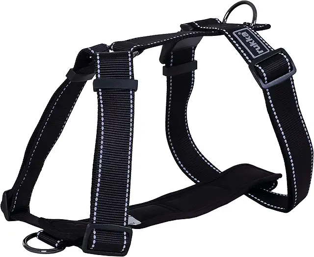 Rukka Sele Pet Y-Harness in Black, XS - Ergonomic Dog Harness