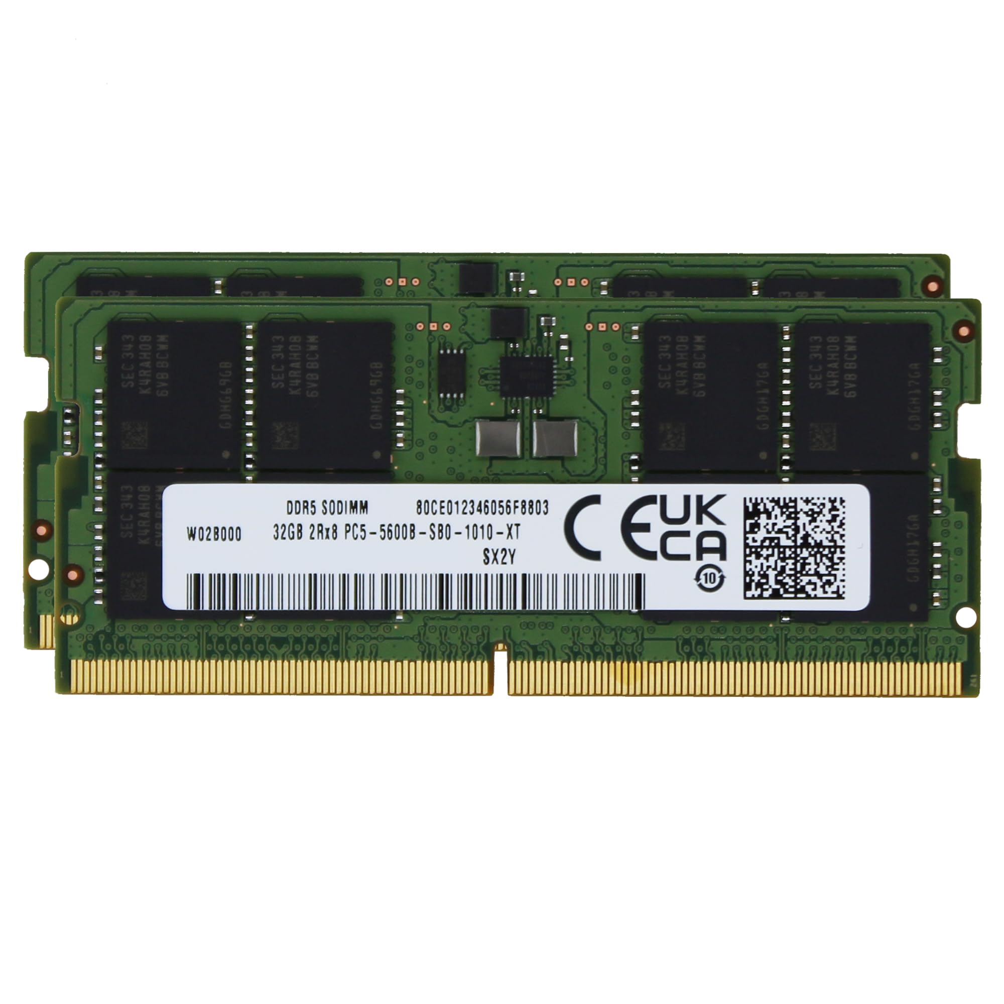 Factory Original 64GB (2x32GB) Compatible for Dell Latitude 14 3450, 15 3550, 14 5450, 15 5550 Laptop DDR5 5600MHz PC5-44800 SODIMM 2Rx8 CL46 1.1v Notebook Memory Module Upgrade RAM Adamanta