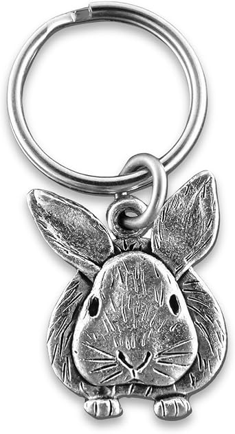 Magic Zoo Pewter Pocket Pets Keychain Cute Keychains for Women Handcrafted in USA