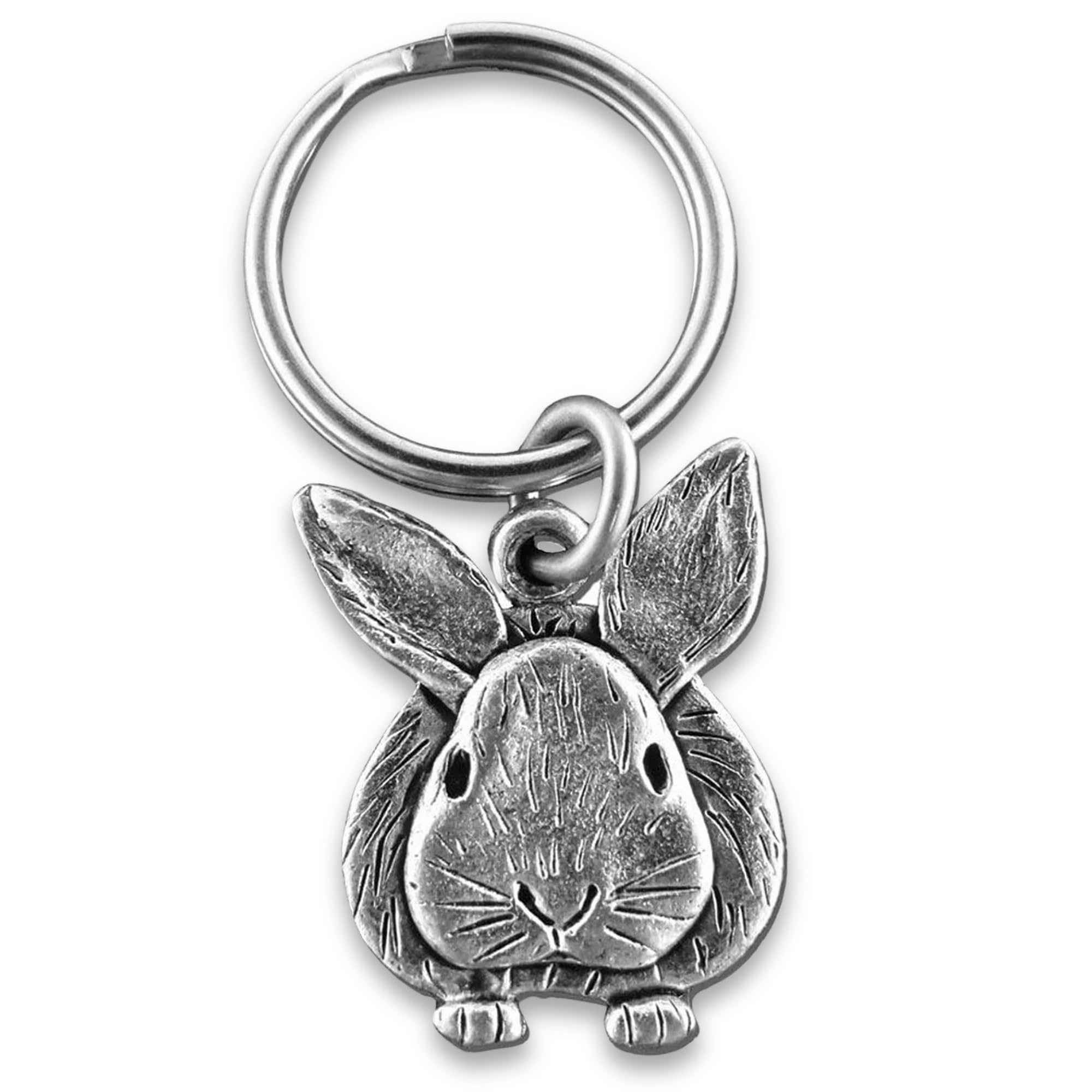 Magic Zoo Pewter Pocket Pets Keychain Cute Keychains for Women Handcrafted in USA