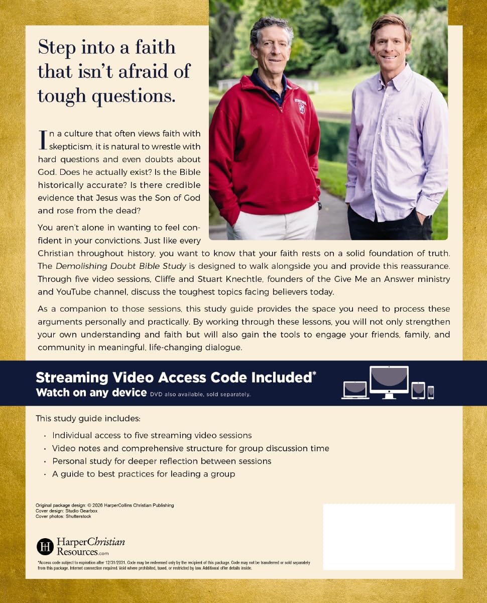 Demolishing Doubt Bible Study Guide Plus Streaming Video: Discover How Your Deepest Questions Can Lead to Life-giving Faith