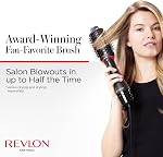 Revlon RVDR5298F One-Step Volumizer PLUS, Tourmaline Ionic Technology, Ionic Hair Dryer, Hot Air Brush, Less Frizz, 4 Heat/Speed Settings, Travel Friendly, Black