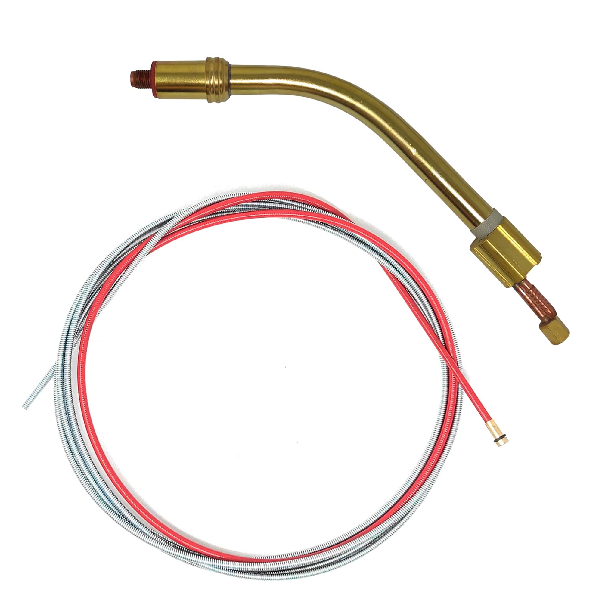 Guia hilo rojo 4m y cabeza de antorcha 501D para consumibles de pistola de soldar MB501