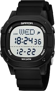 Gosasa Digital Sports Watch 5ATM Countdown Timer, Unisex