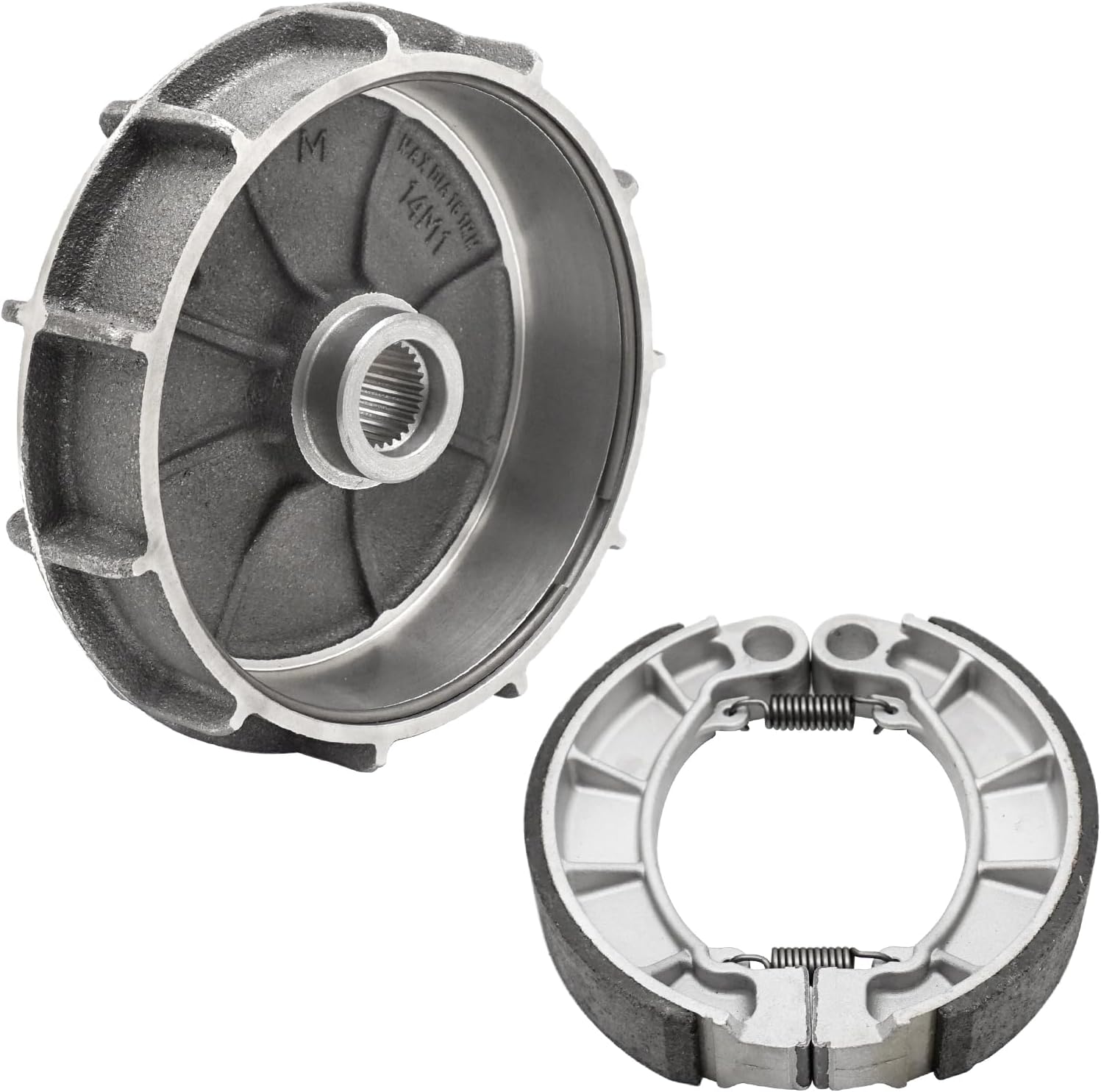 Rear Brake Drum Hub & Shoes for Honda Rancher 420 Foreman 500 520 2014-Up OEM# 43620-HR3-A20 06430-HN0-A30 06430-HN0-A20