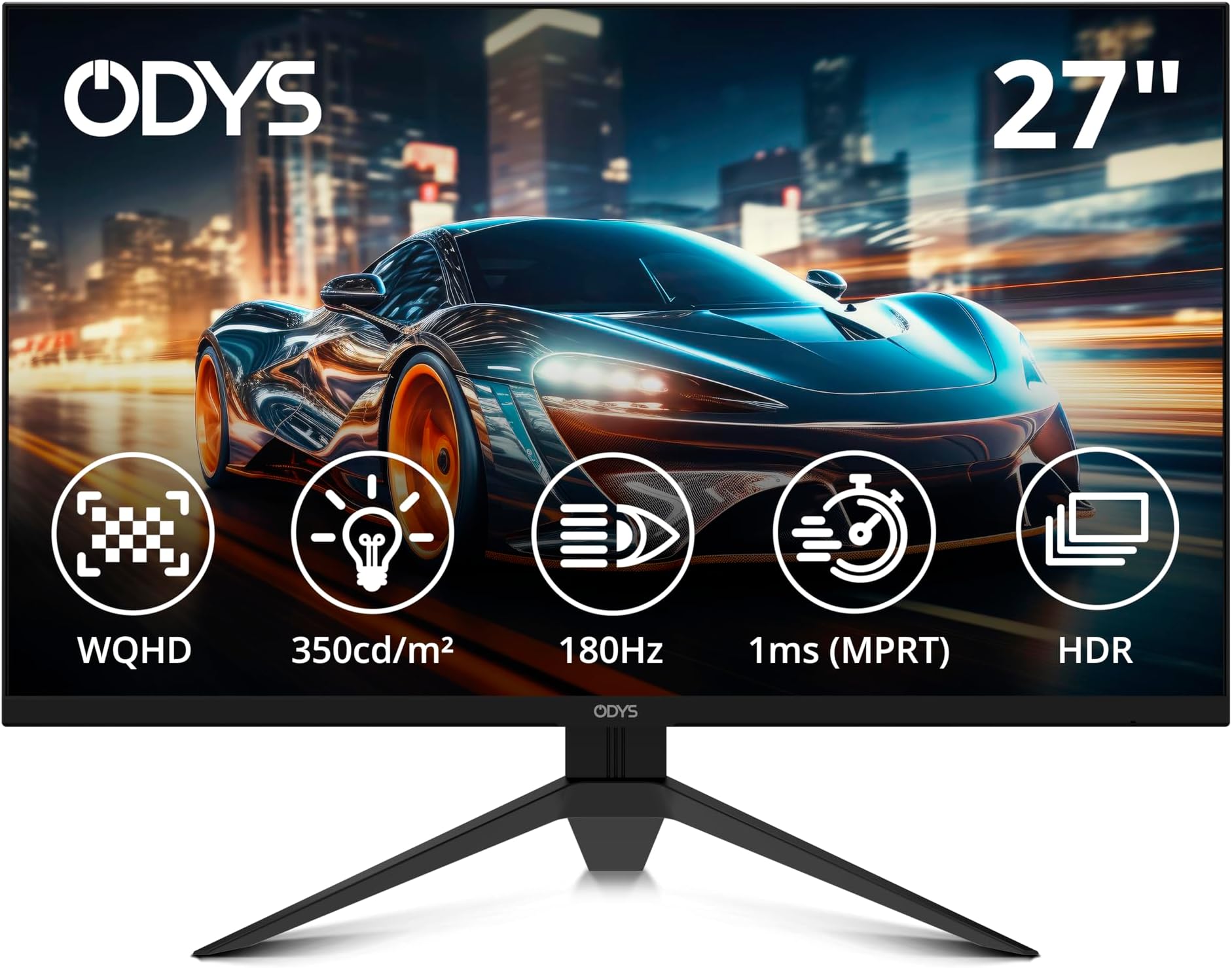 AOC Gaming Q27G42XNE - 27 inch Quad HD-monitor, 180 Hz, 1 ms, FreeSync Prem., HDR10 (2560 x 1440, 2 x HDMI 2.0, 1 x DisplayPort 1.4) zwart