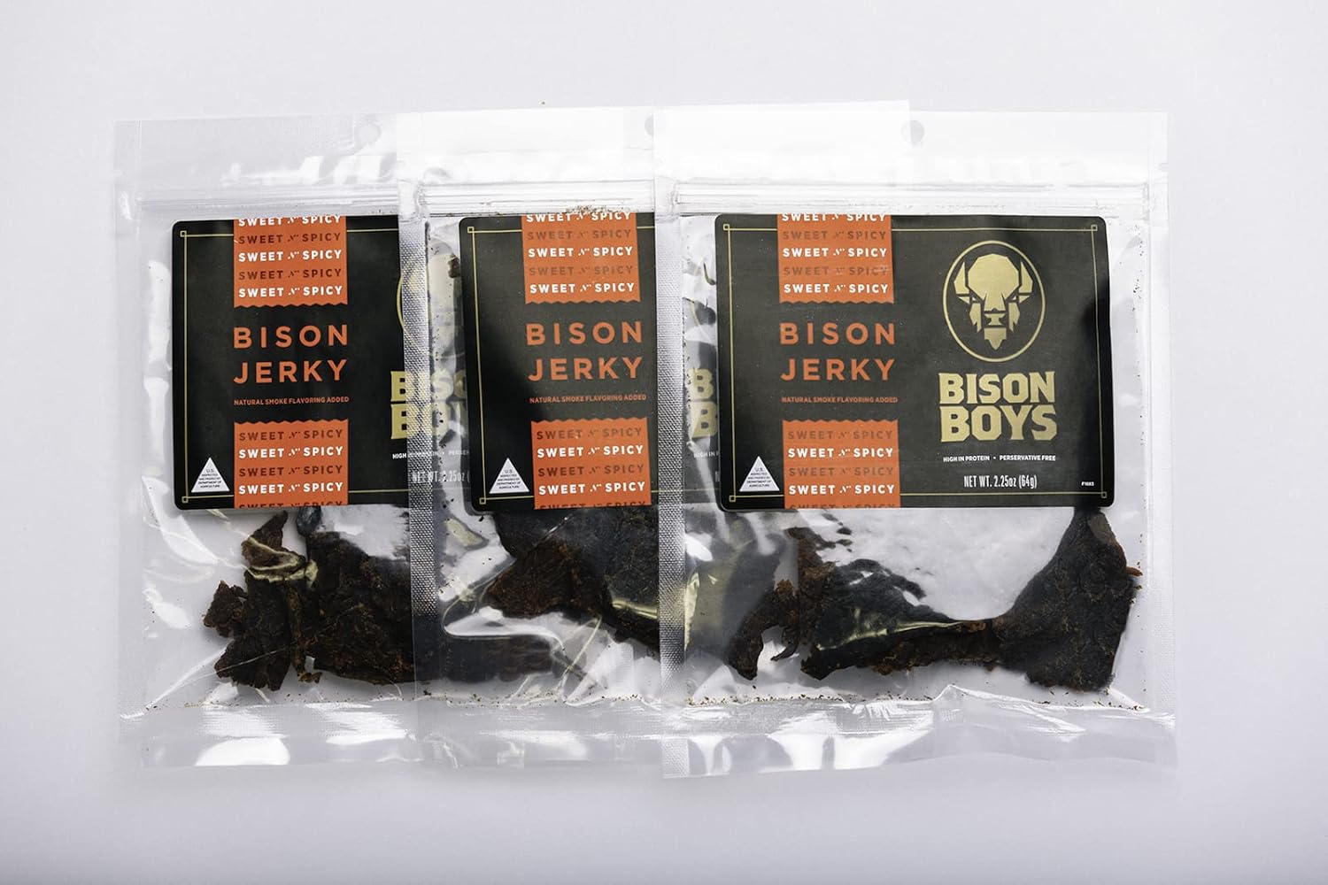 Bison Boys Buffalo Jerky Preservative Free Bison Meat