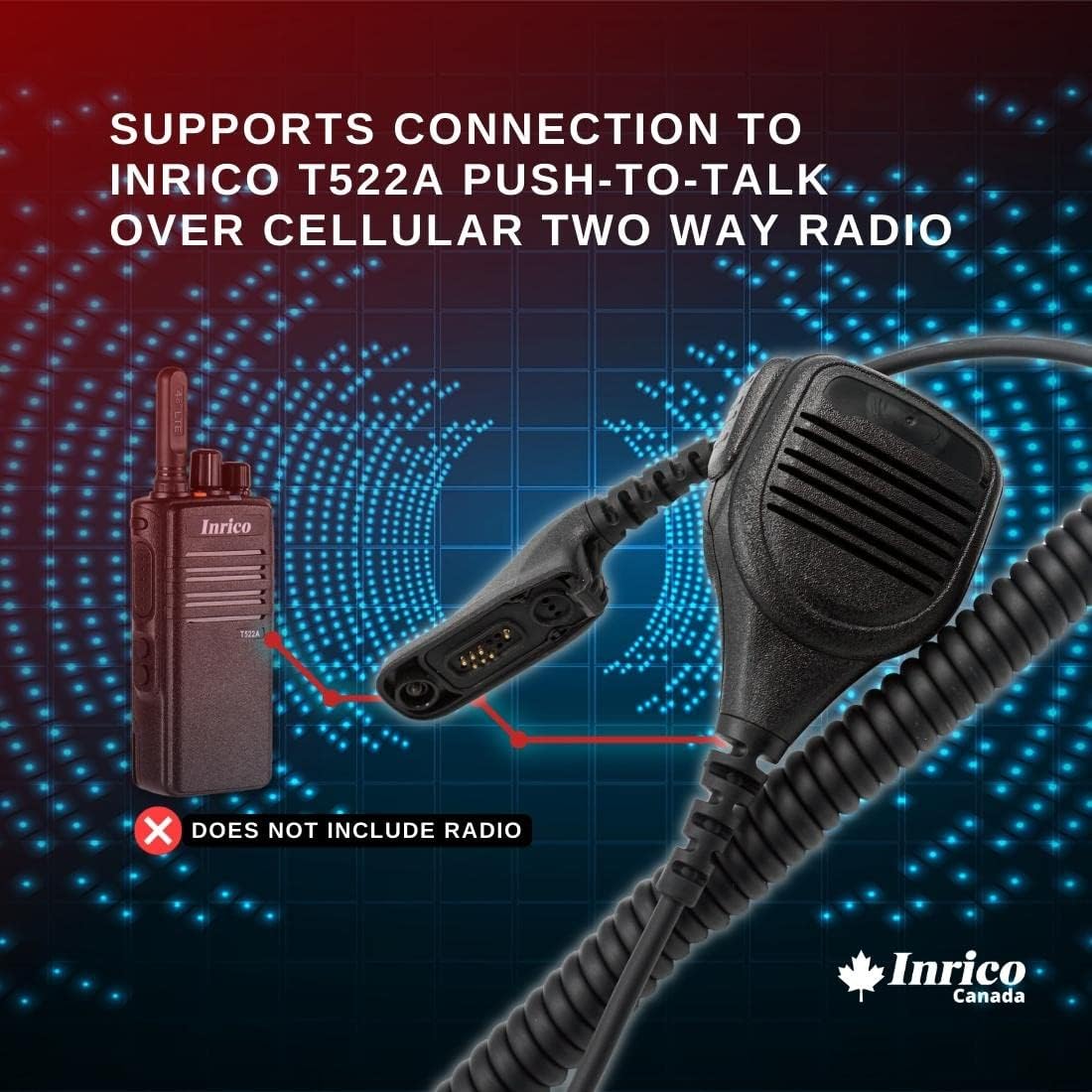 T19 Standard Dynamic Portable Radio Microphone (7-pin) Replacement Handheld Speaker MIC T522A