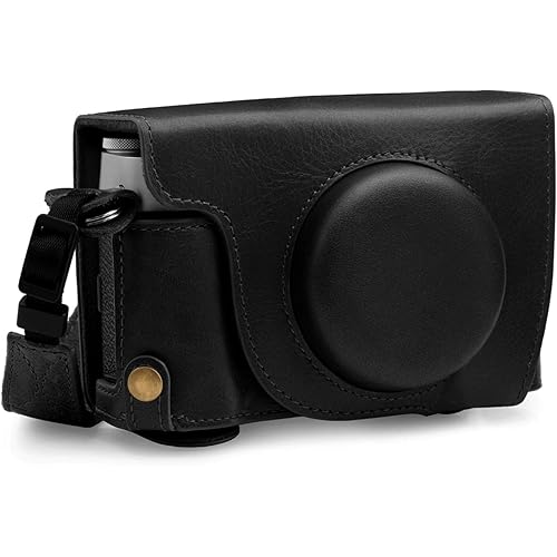 MegaGear Ever Ready Genuine Leather Camera Case compatible with Fujifilm X100V