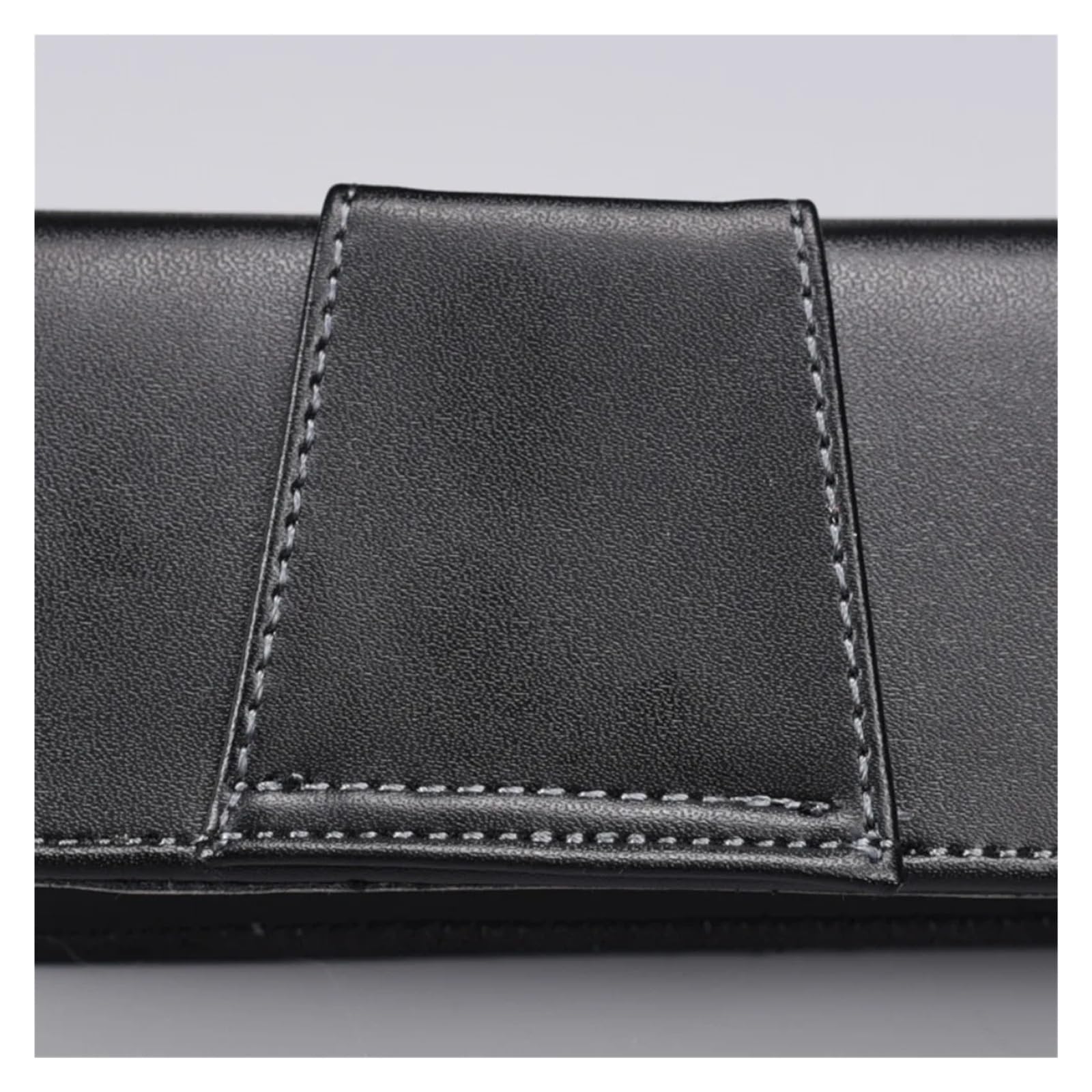 Tragbares Brillenetui aus Rindsleder for Herren, auch als Aufbewahrungsbox for Lesebrillen, Handytasche und Werkzeugkoffer geeignet(Dark Coffee)