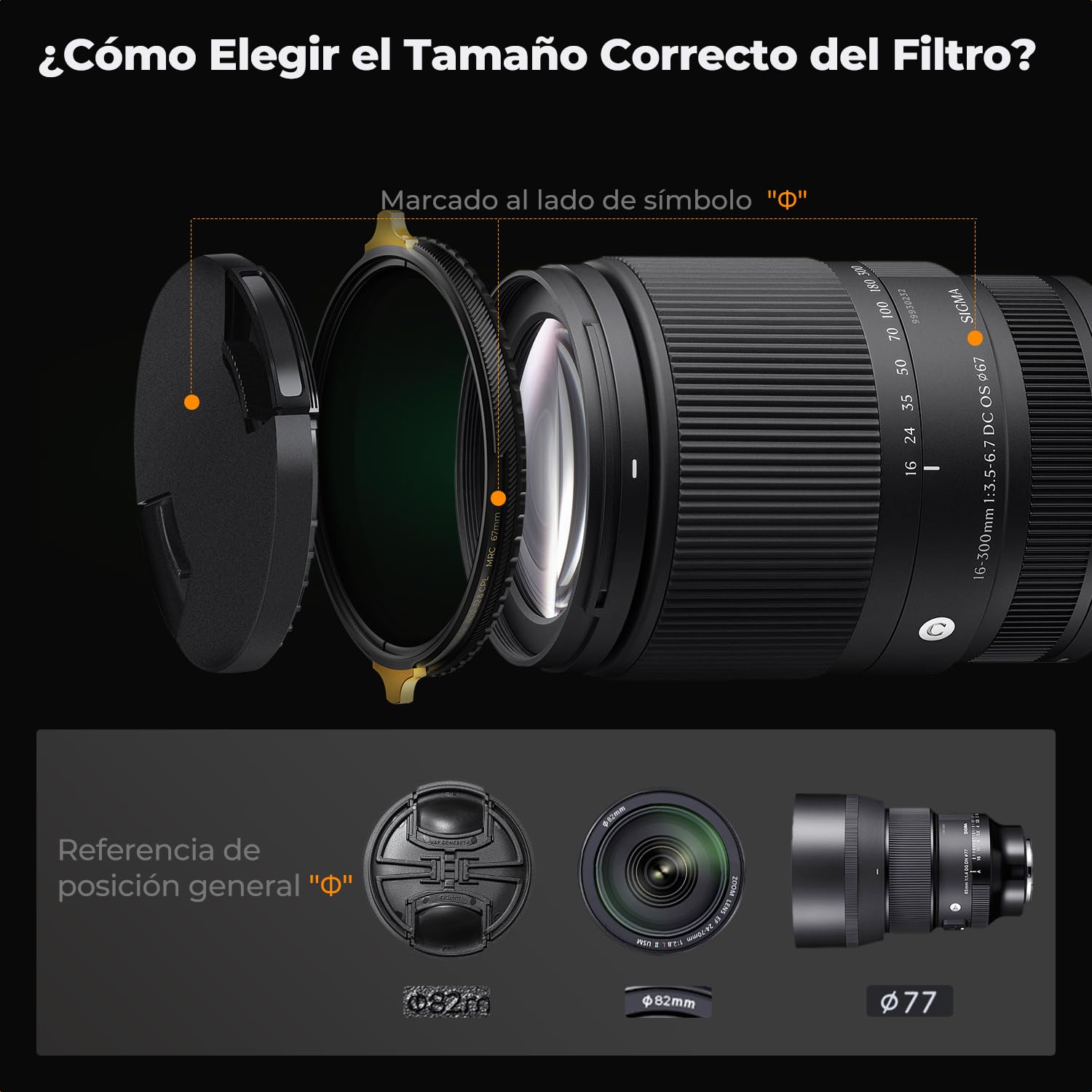 K&F CONCEPT Nano-X Pro 67MM Filtro ND 2-32 & CPL 2 en 1 Marco de Latón | Vidrio Óptico HD con Revestimiento Nano, Anti-reflejo y Sin Viñeteado para Fotografía Profesional de Paisaje y Vídeo - FA901