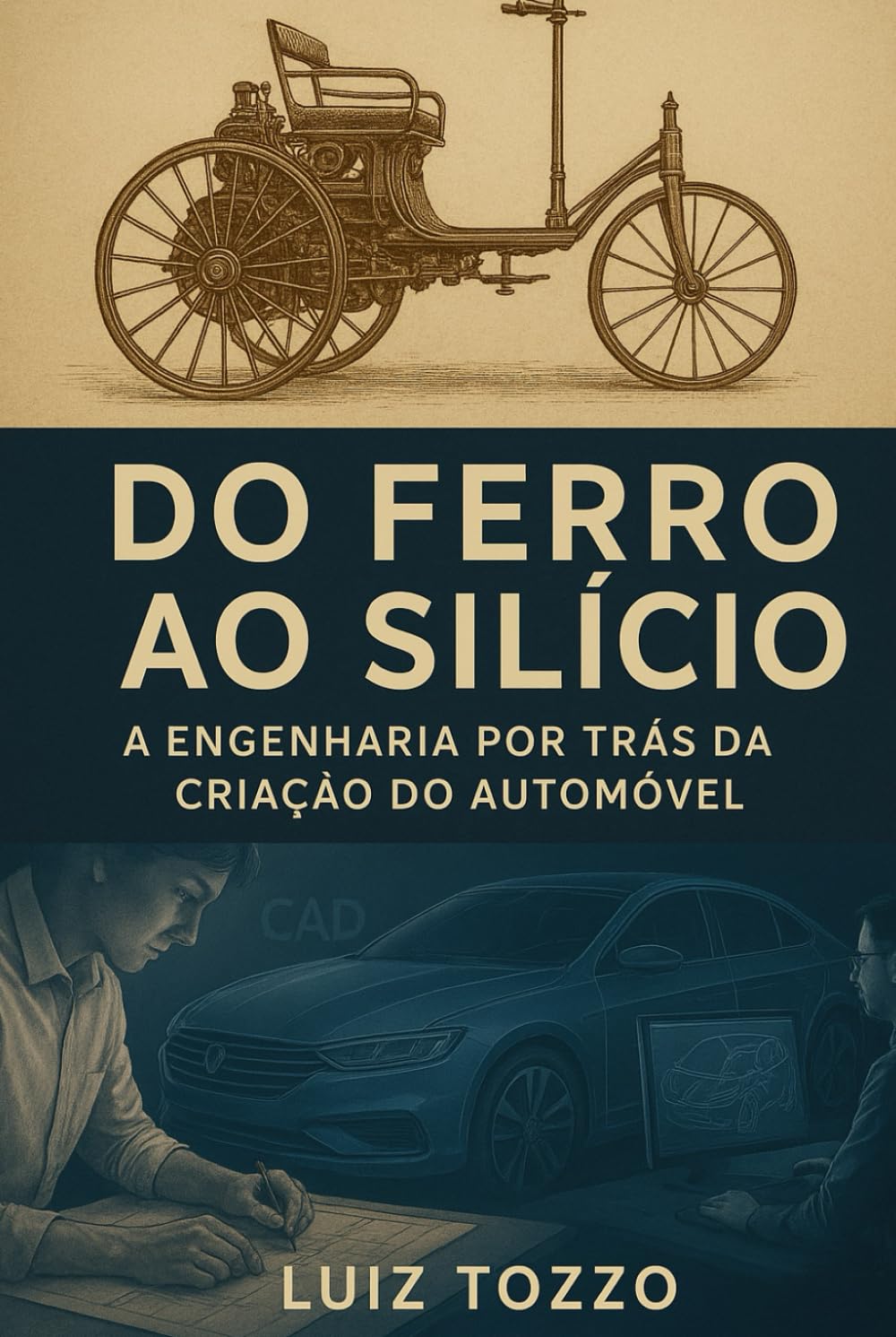 Do Ferro ao Silício – A Engenharia por Trás da Criação do Automóvel: Do século XIX à era digital – Uma viagem pela mente dos engenheiros e pelas máquinas que moveram o mundo