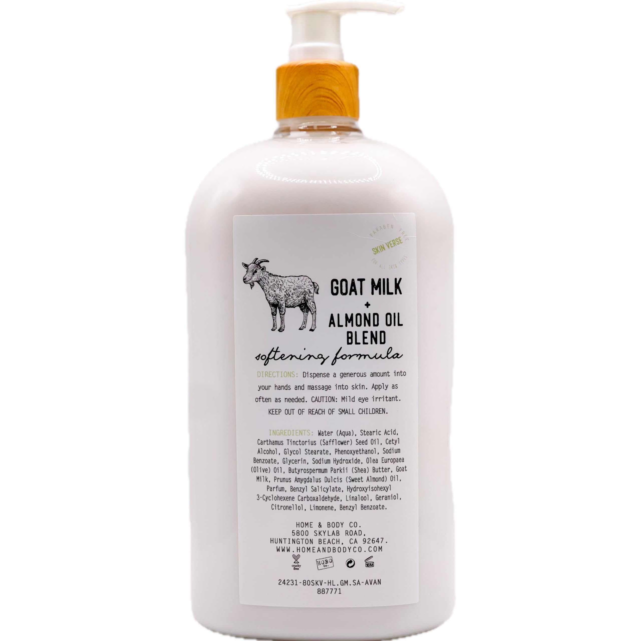 Amazon.com : Generic Goat Milk + Almond Oil Blend Body Lotion With