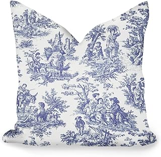 toile throw pillows