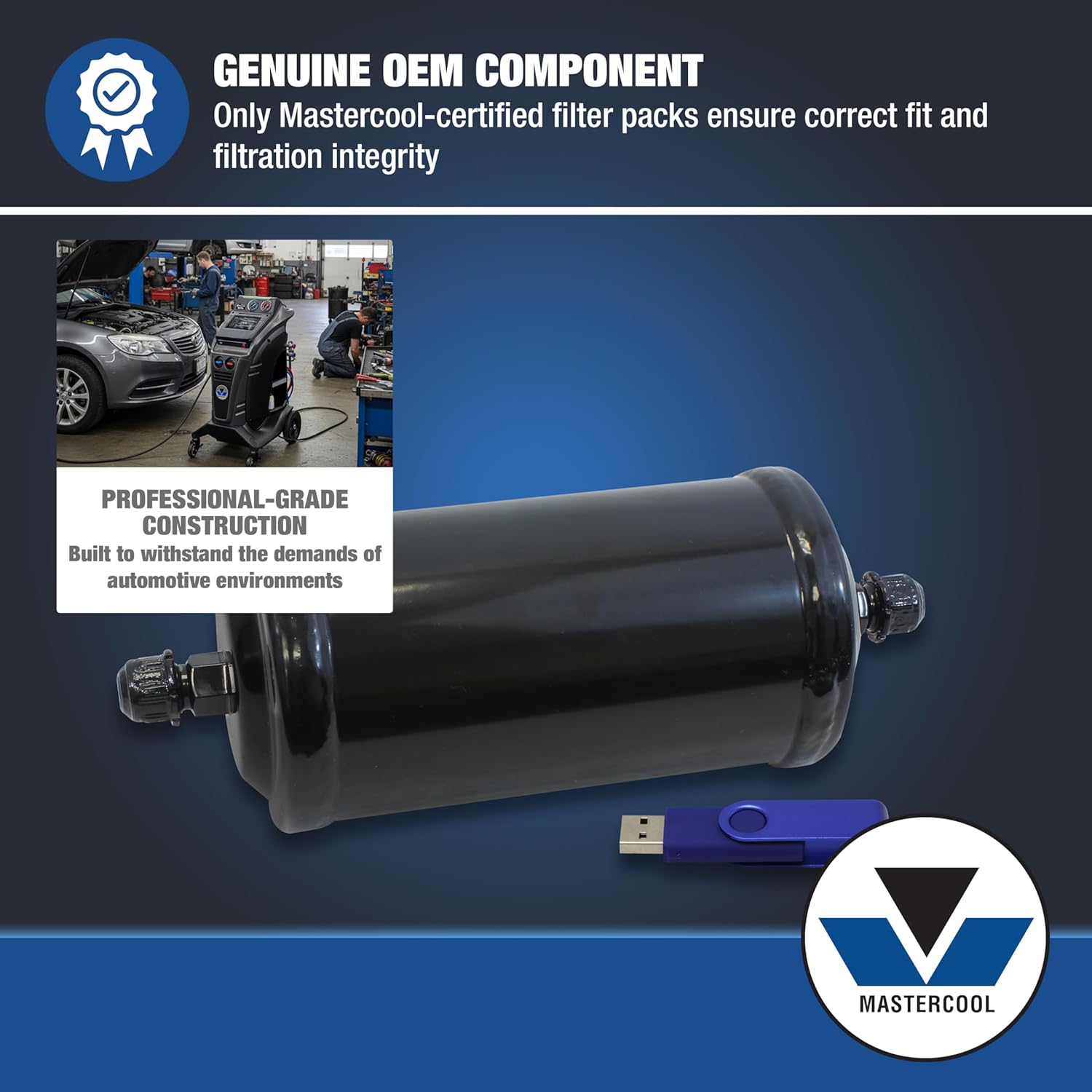 Mastercool COMD1-FLTRPK Certified Replacement Filter Pack – For Commander4100, Commander4000, Commander4000-X Machines