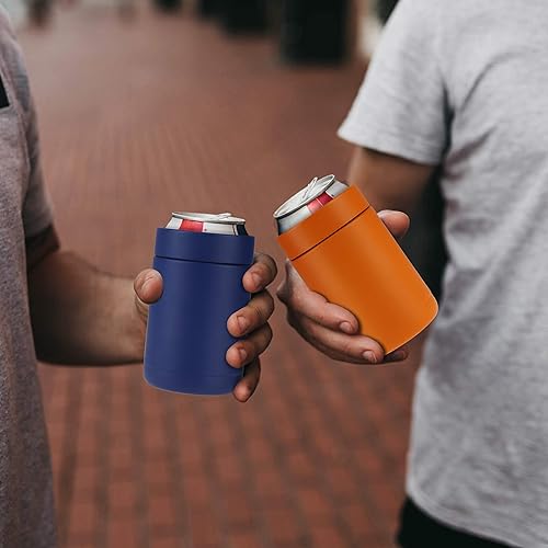 Miniatura 7 de Tahoe Trails - Enfriador de latas aislado al vacío de doble pared de acero inoxidable de 12 onzas