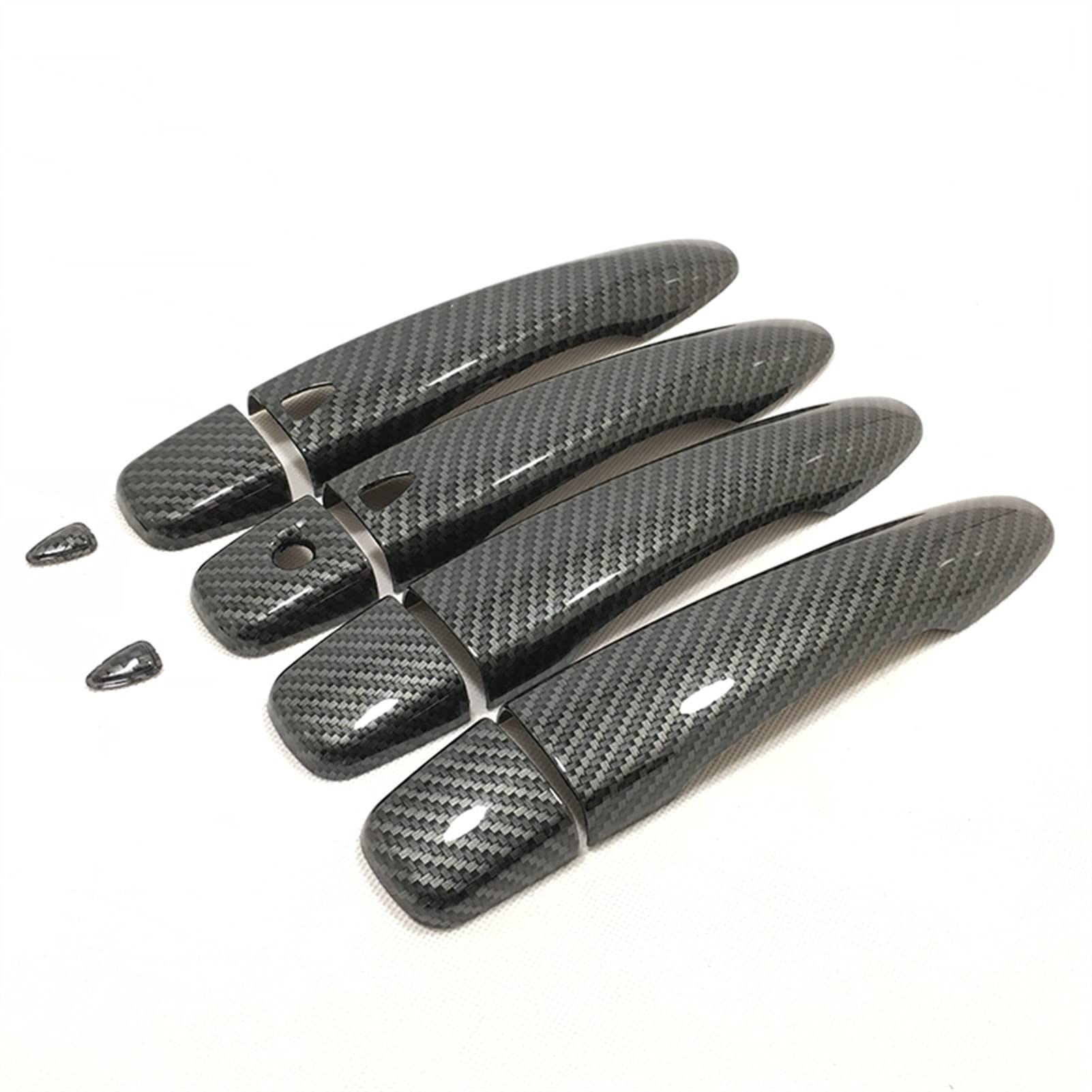 YWDC 10pcs Car Side Door Handle Protector Cover For N-issan For Qashqai J11 2015 2016 2017 2018 Exterior Door Handle Set