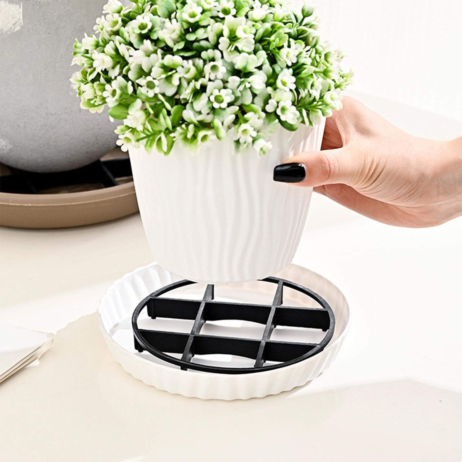 blumenkasten untersetzer rechteckig Terrakotta Teller Eckig Untersetzer  Teramico