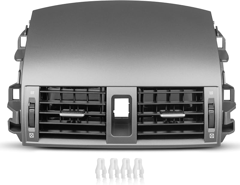 Moldura com Saída de Ar Central do Painel NuIth para Toyota Corolla 2008–2013 – Substitui 55670-02160 e 55663-02060