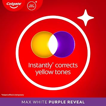 Colgate Max White Purple Reveal Teeth Whitening Toothpaste 125ml