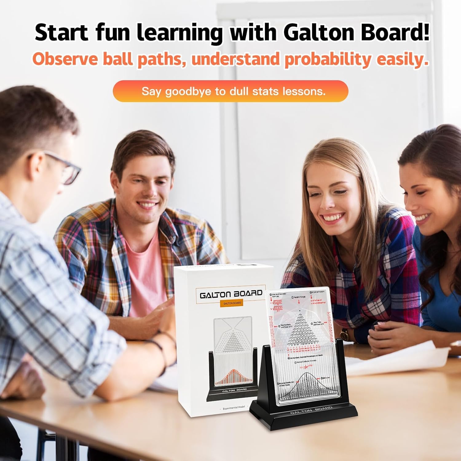 Dalton Board/Galton Board, Effective Statistical Law Demonstration Experiment Model for PhysicalSchool Laboratory Teaching Demonstration Teaching