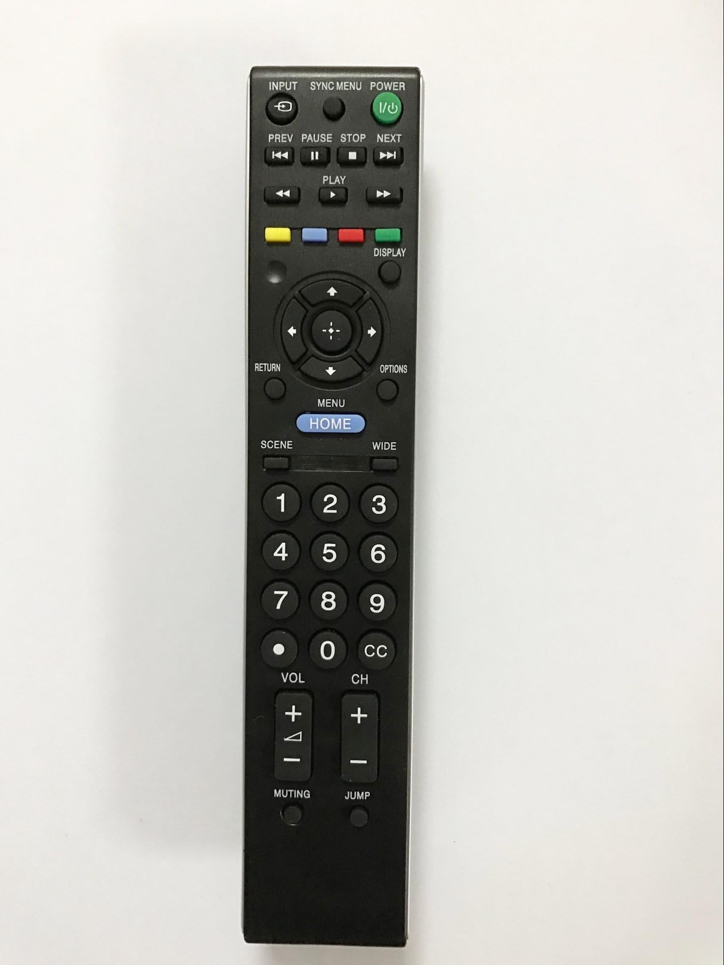 RM-YD080 Replacement TV Remote Control for Sony KDL-22EX357 KDL-32EX357 KDL-40BX455 Bravia LED HDTV TV