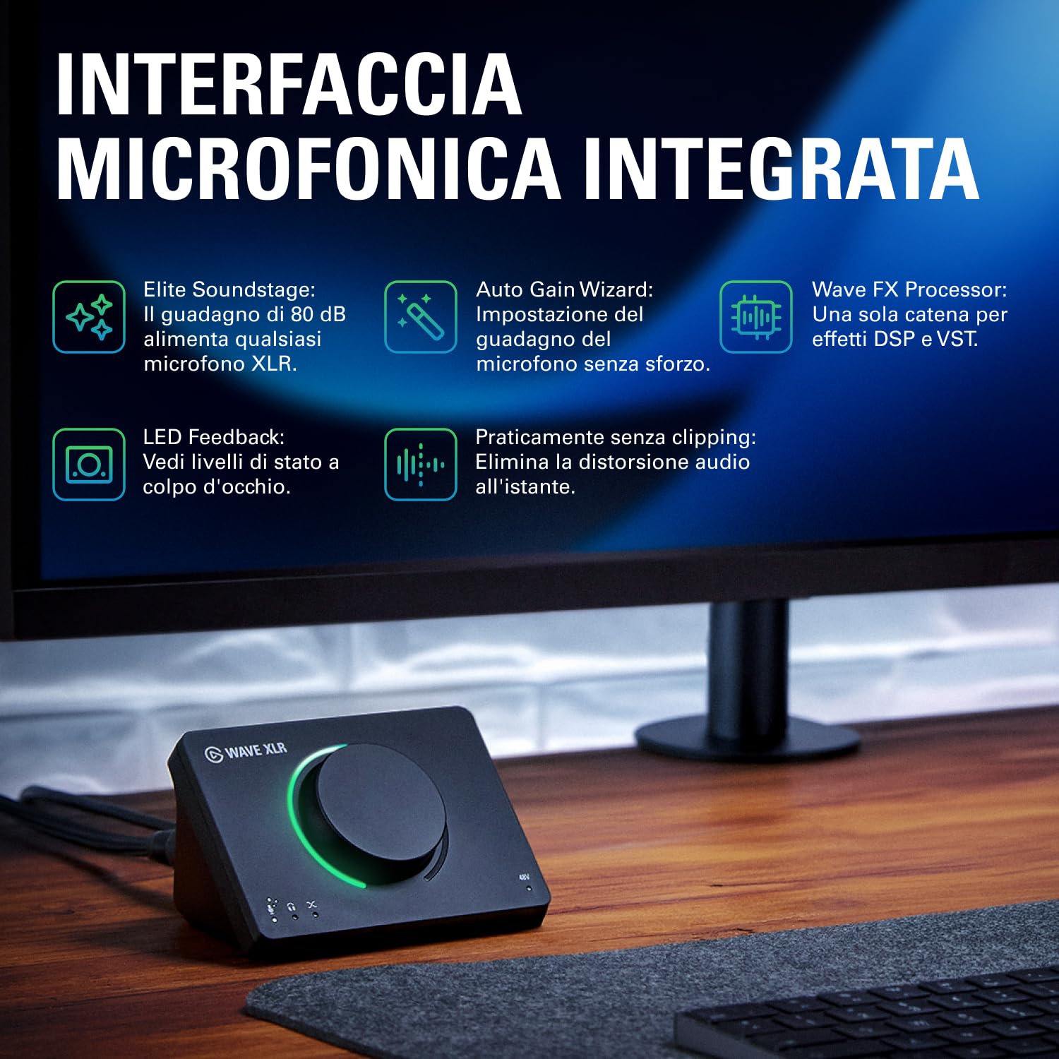 Elgato Wave XLR MK.2, interfaccia audio USB e mixer DSP