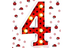 Havawish Ladybug LED Number Lights