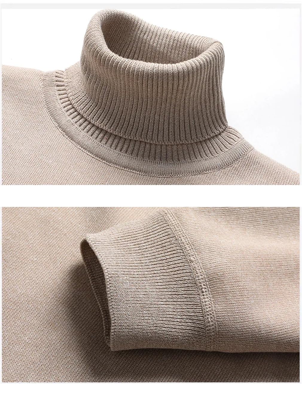 Maglione per gli uomini Inverno Casual Pullover Caldo Dolcevita Maglione In Pile Maglione Spesso Solido Sottile Camicie Di Base