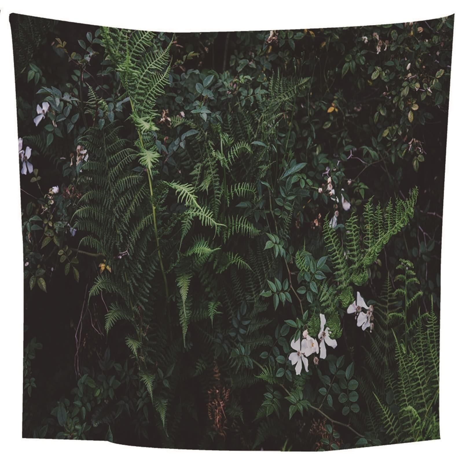 Wycian Tapiz exterior para colgar en la pared, plantas L, verde, microfibra, 260 x 240 cm (ancho x alto)