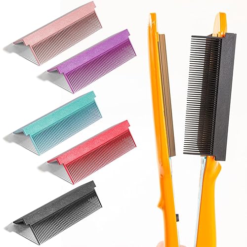 Accesorio de peine de 5 piezas para plancha plana, peine de hierro plano