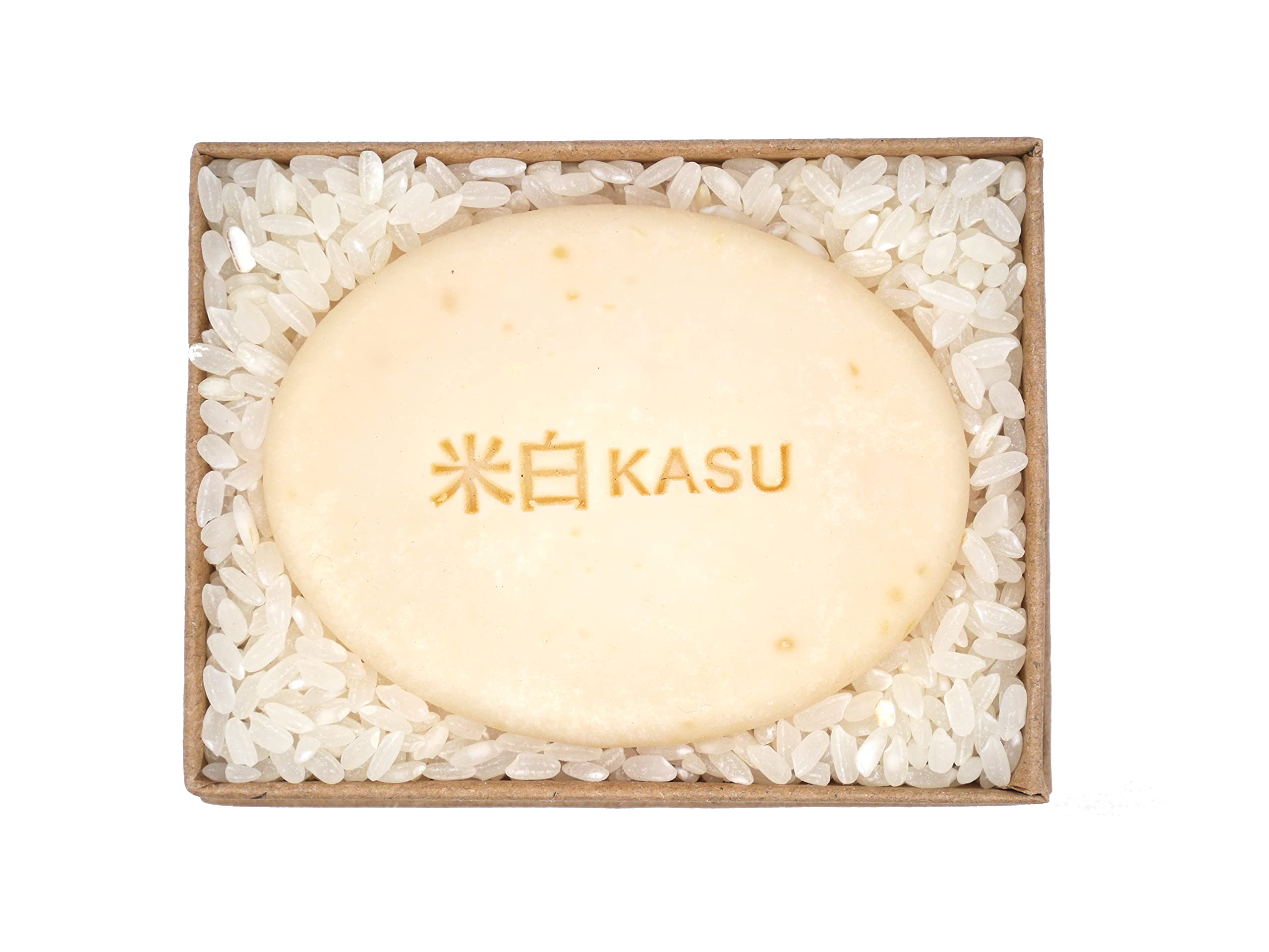 Kasu Rice Soap - Gentle Strength Soap for sensitive skin. Brighten and whiten your skin - All Natural Rice Soap - Triple Cleanse Regimen (Fragrance And Colourant Free)