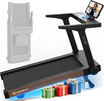 Treadmill for Home Foldable, 20% Auto Incline, Running Machine
