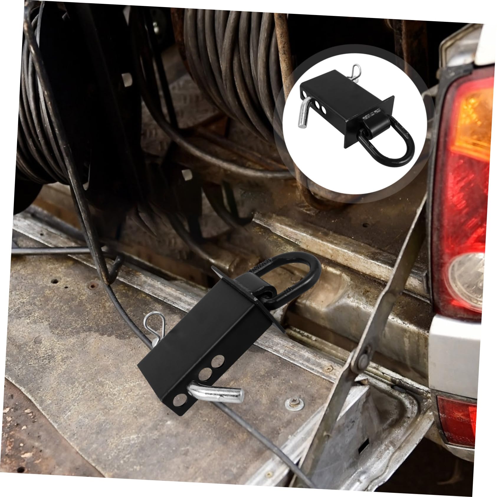 D Metall Zurröse für Anhänger Robuste Zurrösen für Sicheres Cargo Management Vielseitig Einsetzbar Schnelles Anbringen und Abnehmen für Lkw und Trailer Langlebig